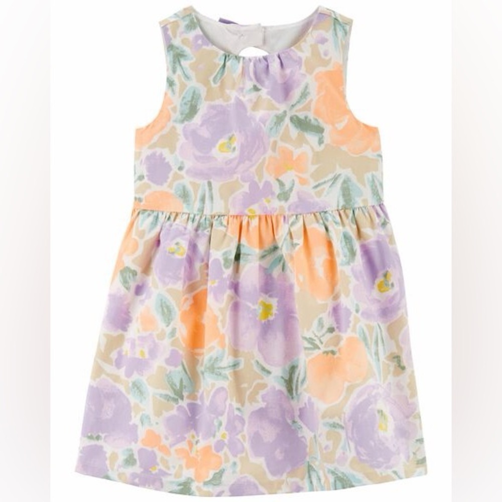 NWOT Carter’s Floral Sateen Easter Dress